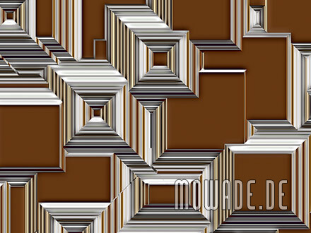 geometrisches stadt-bild cognac abstrakt tapete